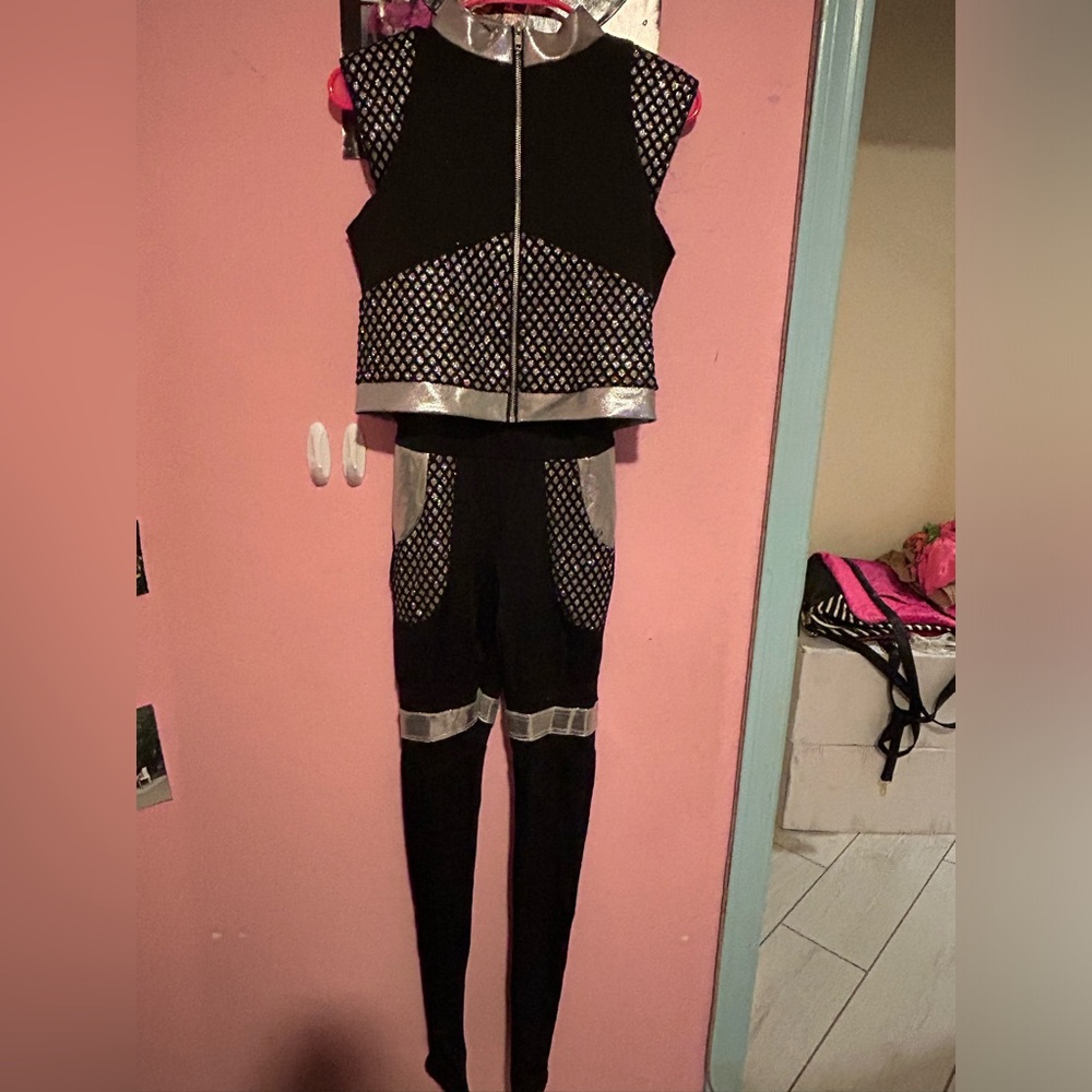 Two piece dance costume
